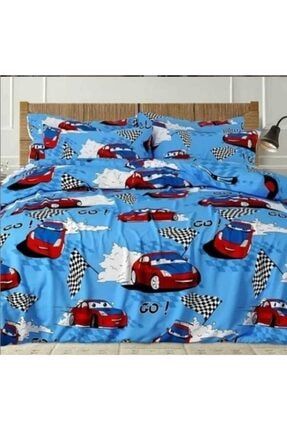 else kirmizi yaris arabali erkek cocuk bebek yatak ortusu 140x170cm fiyati yorumlari trendyol