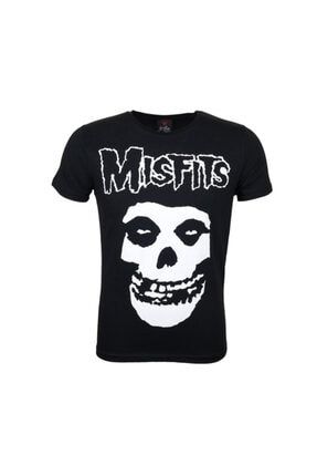 Misfits Metal Band Baskılı Penye Tişört Misfits-0333