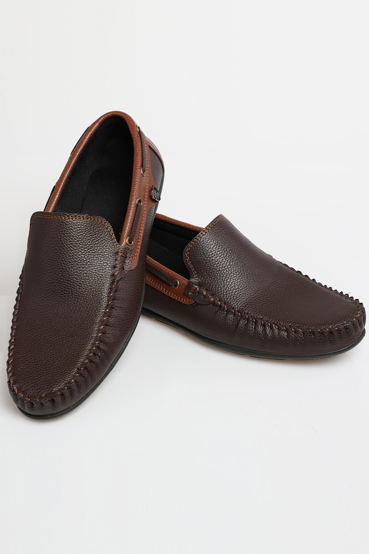 zincirport Kahve Taba Erkek Rog Loafer Ayakkabı görsel 3