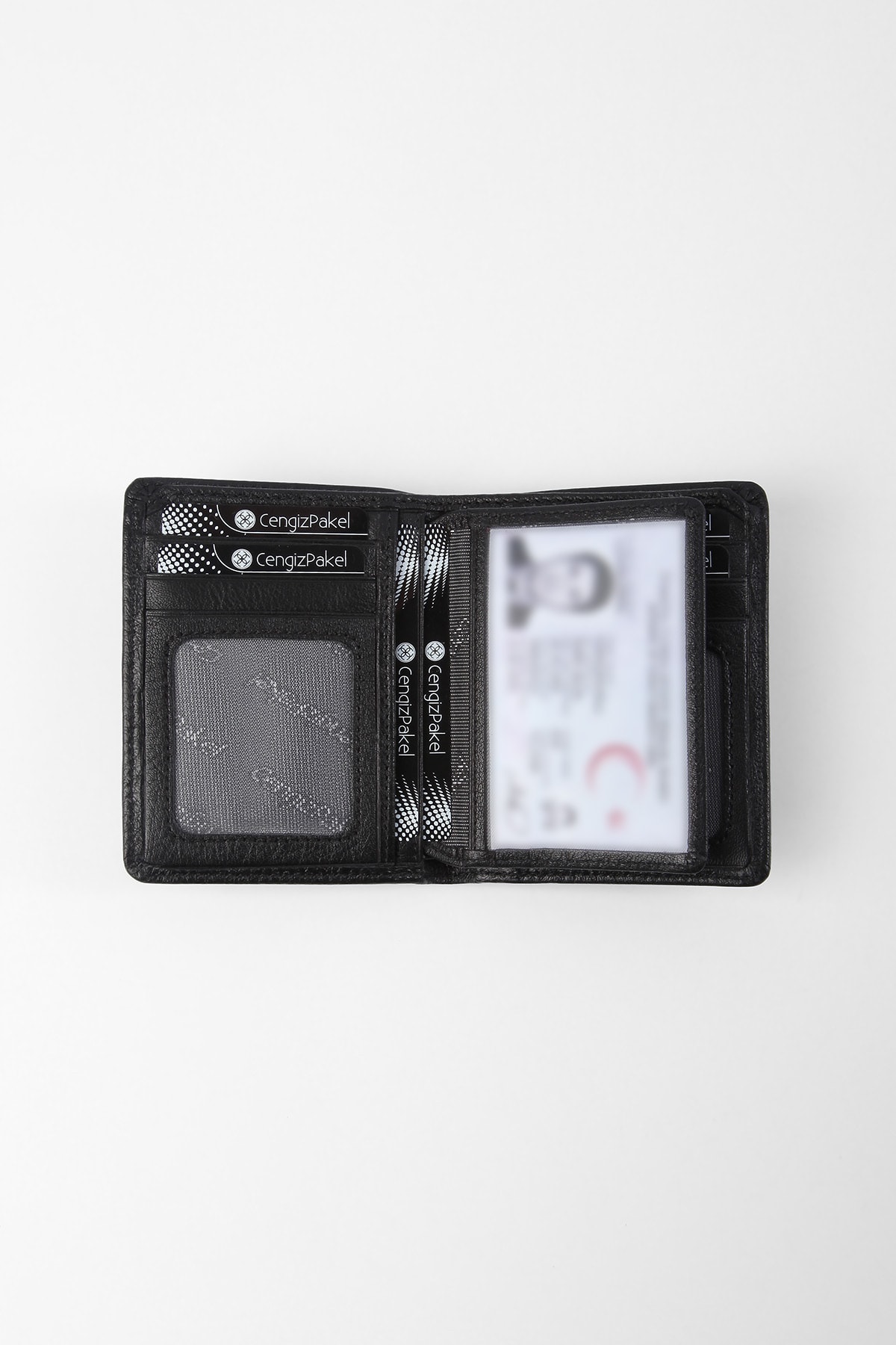 Cengiz Pakel  Gerçek Deri Siyah Cüzdan - Görsel 2
