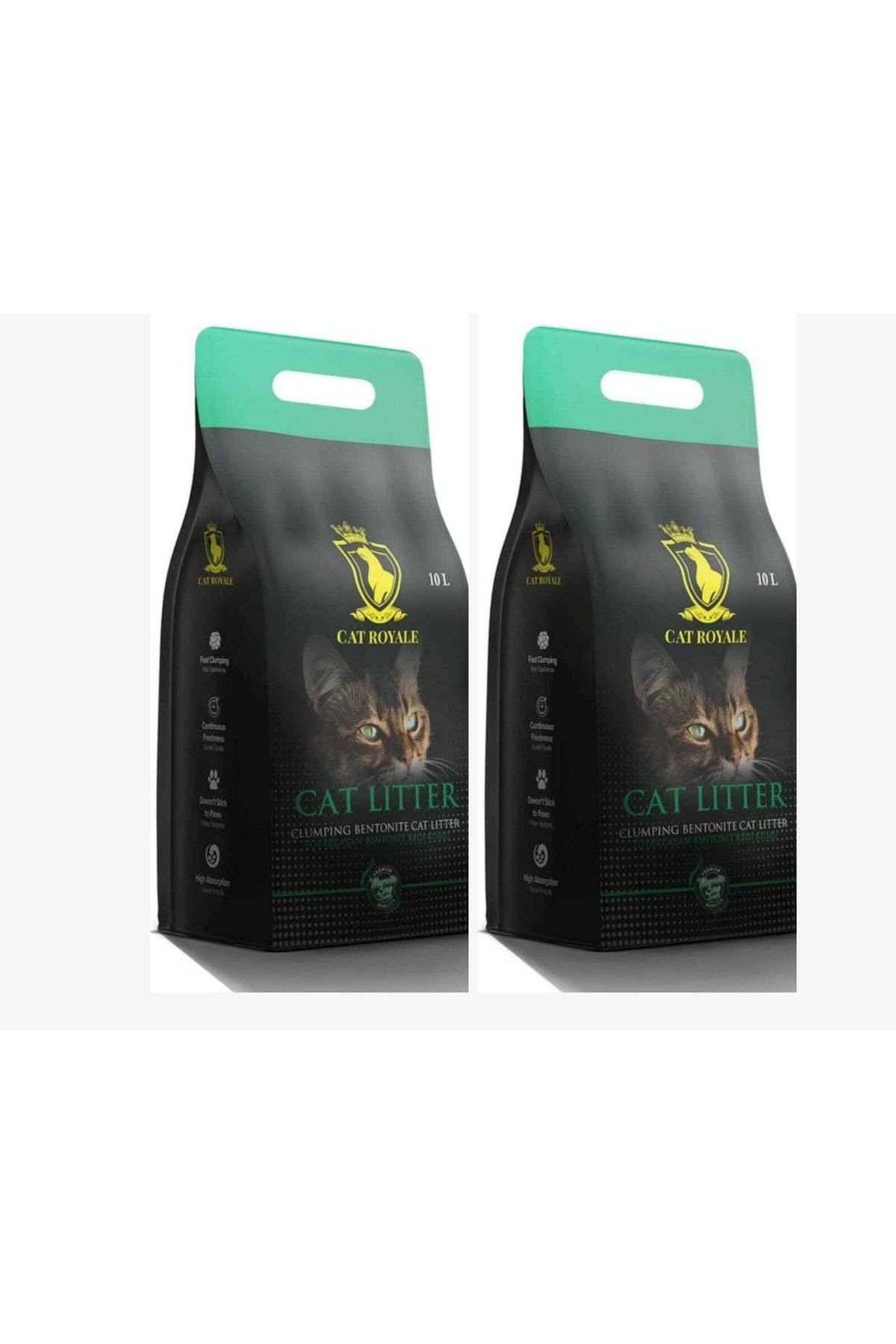 Cat Royale Marsilya Sabunlu Topaklaşan Premium Beyaz Bentonit Kedi Kumu 10l X 2 Adet