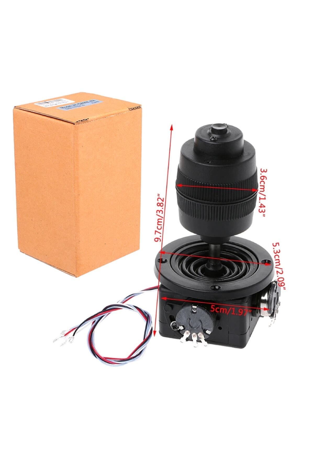 Jh-d400x-r4 4 Eksen Joystick Butonlu 10k Potansiyometre Ptz 4d Otomasyon Endüstriyel Vinç 7