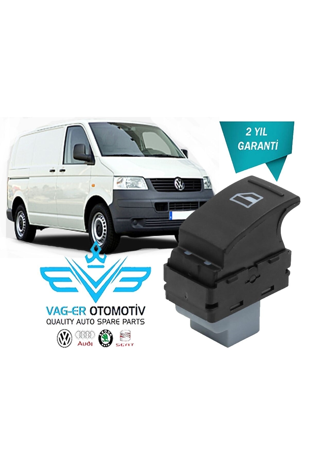 Briny River Türschlossstiftknopf 4x - Kompatibel Mit VW Transporter T5