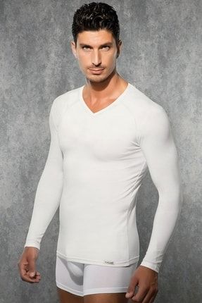 Erkek Viloft Termal V Yaka Uzun Kol T Shirt 2985