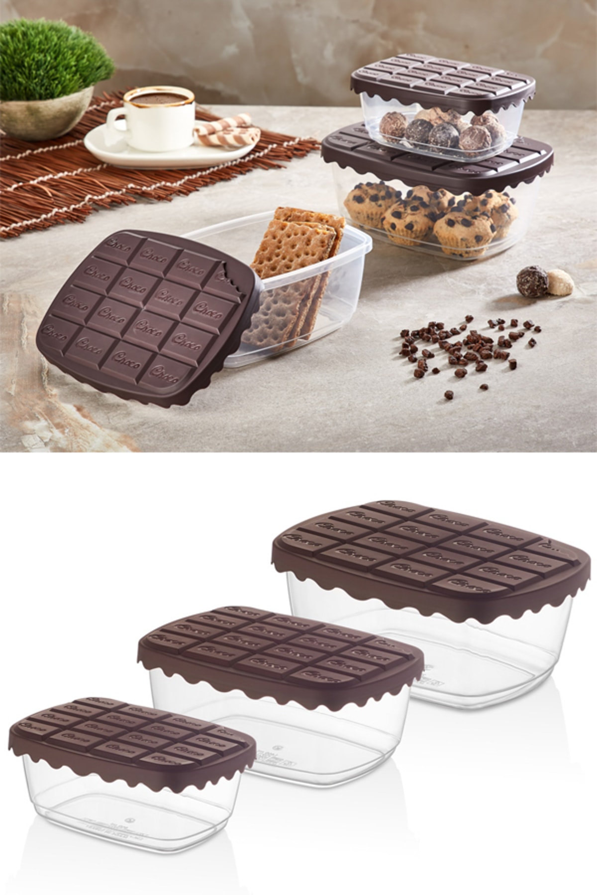 FAVORITE 77th ANNIVERSARY BOX 3冊セット 新品 Bayev 3lü Choco Box Saklama Kabı Seti Sc-4276 - Fiyatı, Yorumları