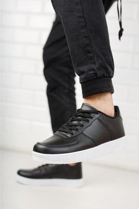 Air Sneakers Kadın Erkek Spor Ayakkabı Günlük Ayakkabı Siyah Beyaz SEG053