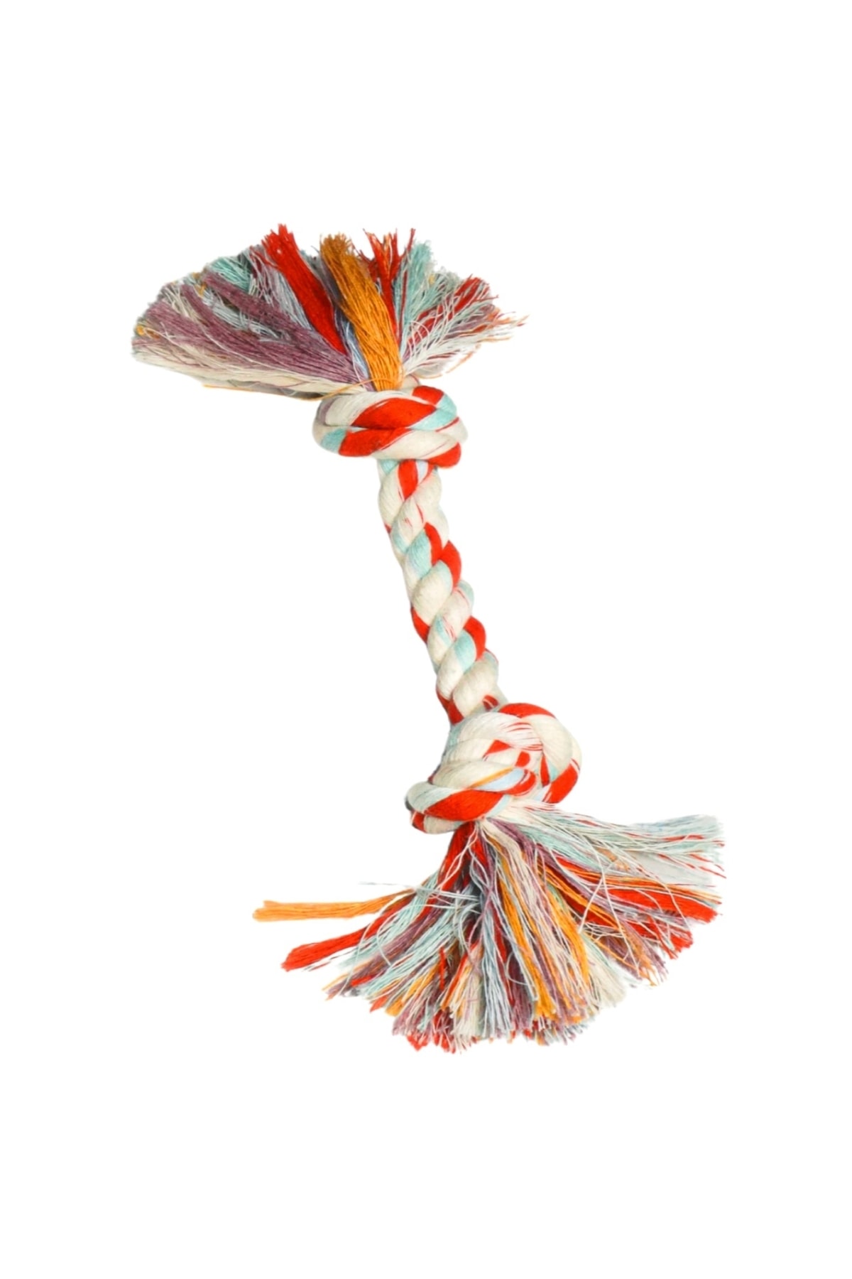 Kyrotech Renkli Doğal Pamuk Halat Küçük Irk Terrier Pug Fransız Bulldog Pinscher Spaniel Cocker Kaniş