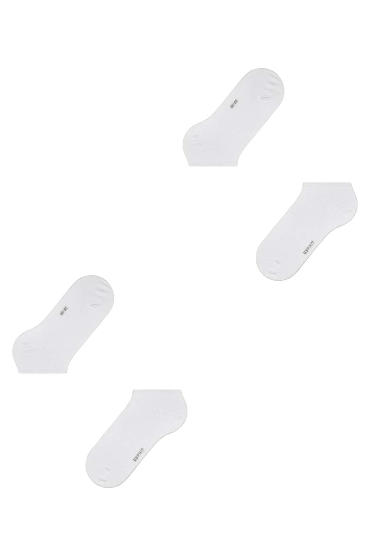 Esprit-Damen Sneakersocken 2er Pack - Einfarbig 3