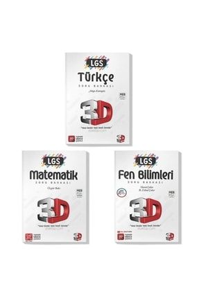 3d 2022 Lgs Türkçe Matematik Fen Bilimleri Soru Bankası Seti (3 Kitap) PTR9136051941061