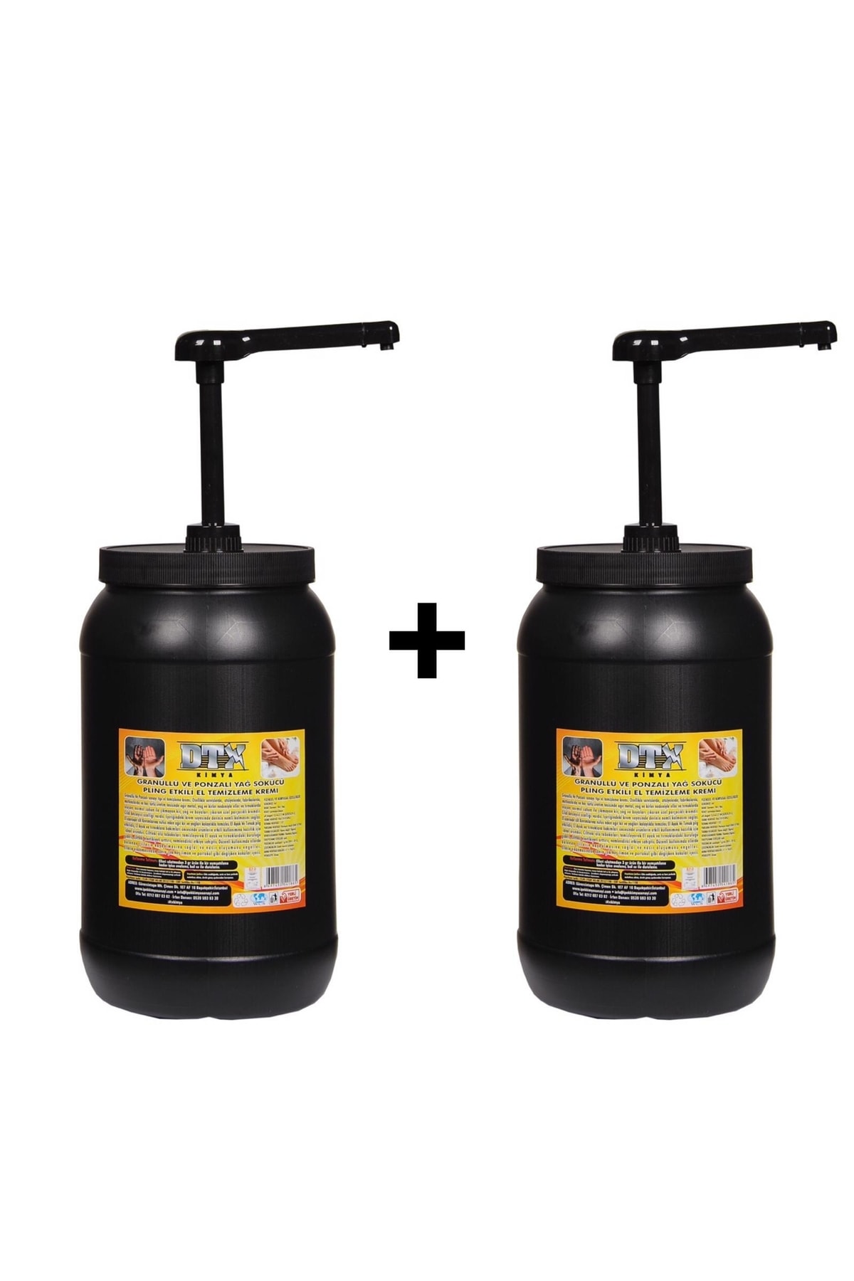 Dtx Kimya 2 Adet Sanayi Tipi Ponza'lı ( Talaşlı ) El Temizleme Sabunu (kremi) 3 Kg