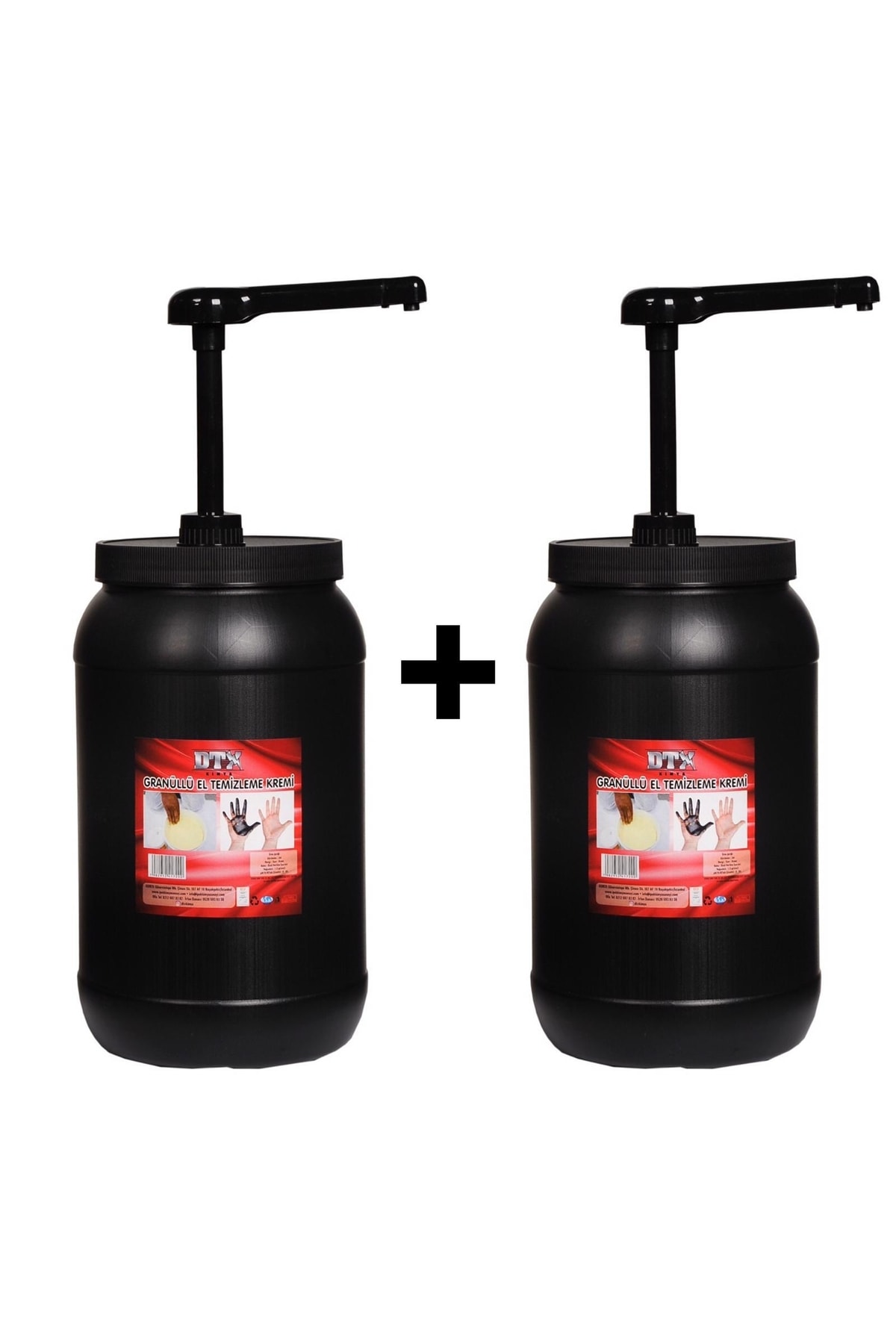 2 Adet Sanayi Tipi Granüllü El Temizleme Sabunu (Kremi) 3 kg + 3 kg