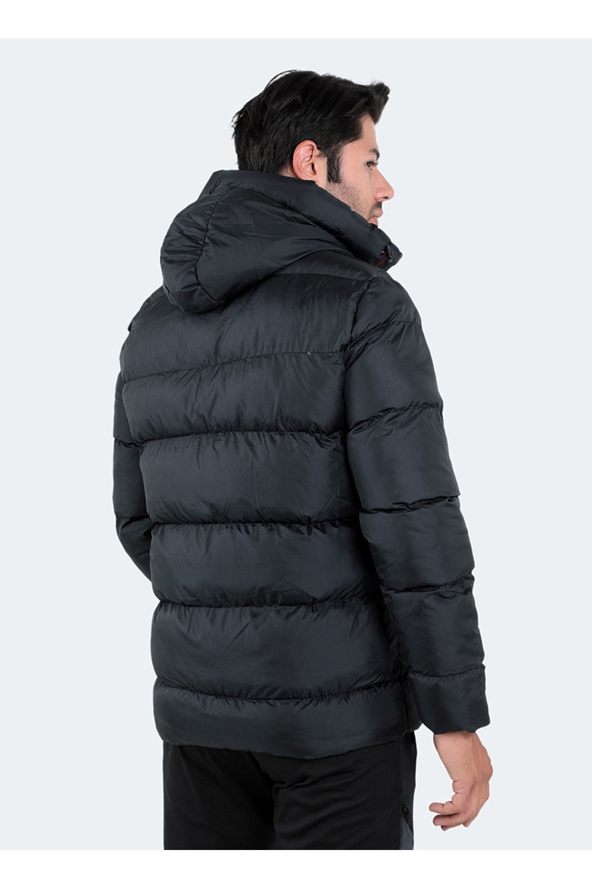 کاپشن مشکی مردانه کت St22je001 500 Hank اورجینال Slazenger