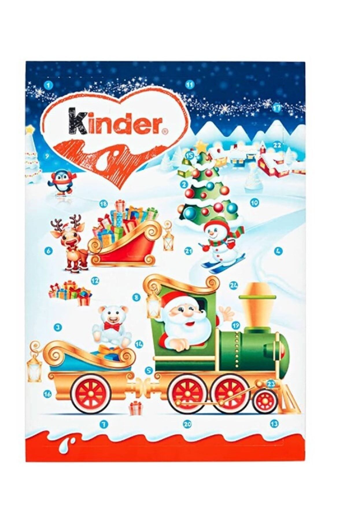 calendrier de noël mini santa 135g