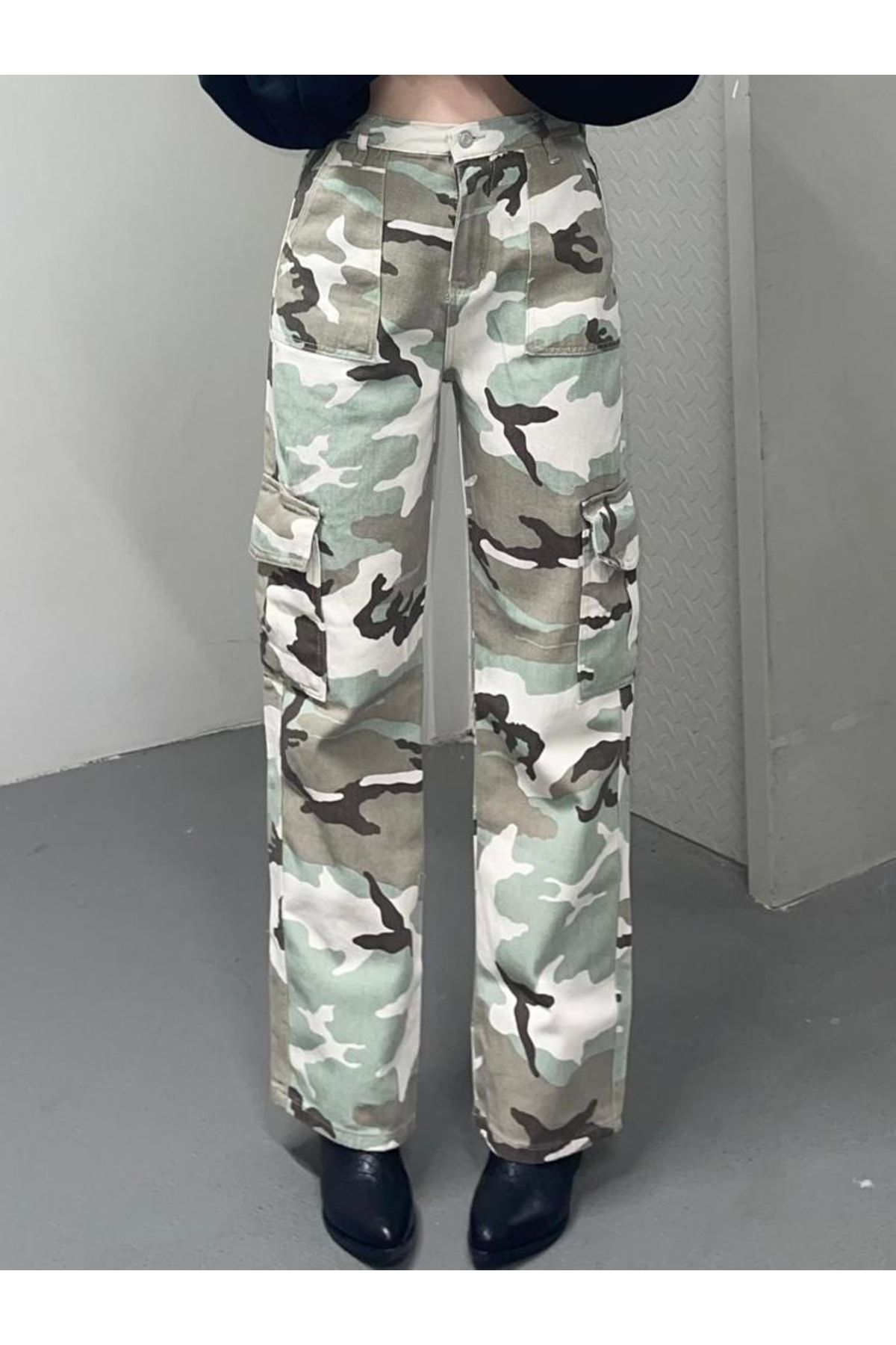 Gofeel Pants Dark blue Cargo Trendyol