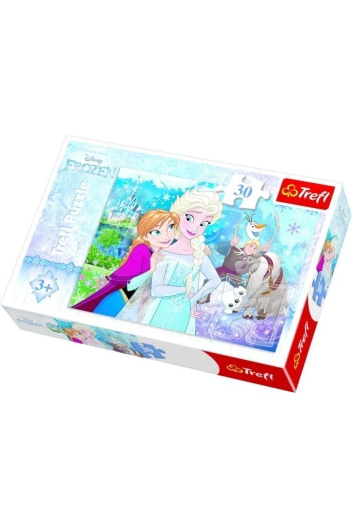 پازل 30 قطعه 27x20 سانتی متر Magic Disney Frozen 18225 را رها کنید Trefl