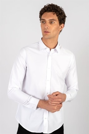 Tudors Slim Fit Kravatlık Erkek Gömlek