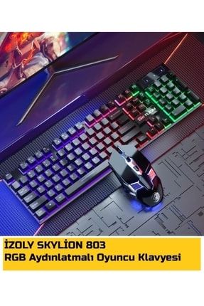 Skylion 803 Rgb Aydınlatmalı Oyuncu Klavyesi ST03454