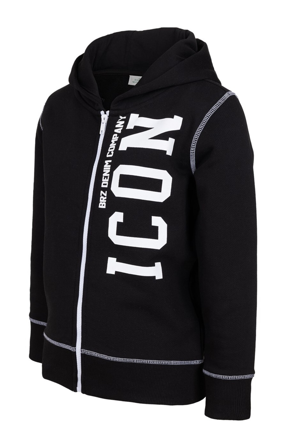 سویشرت پسرانه مشکی BRZ KIDS | B-23-01-15 اورجینال - تصویر 2