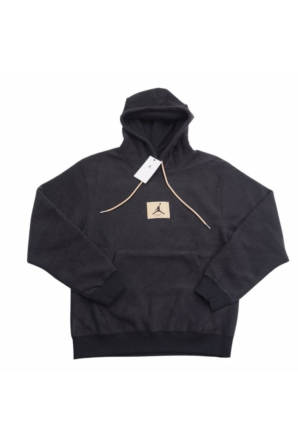Nike Air Jordan Flight Heritage Pullover Hoodie Black Men Dc9584 010