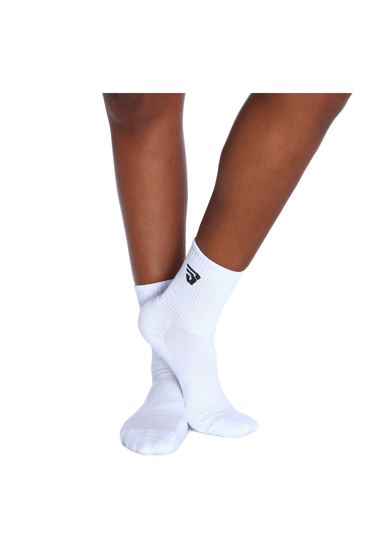 Sportive Pronto 2'li Unisex Beyaz Günlük Stil Çorap 22kual19d01-byz