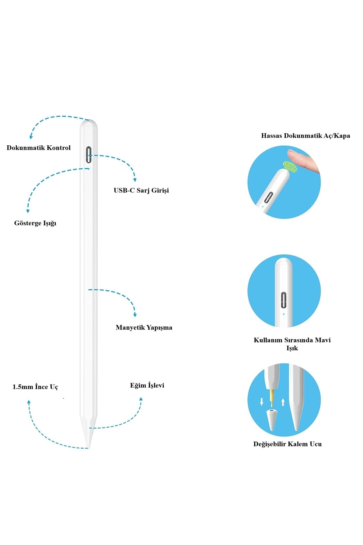 R*e様 iPad Pro 11 M2 第4世代　クリップスタジオ　液タブ　ペン TEKNETSTORE Apple Ipad Pro 4. Nesil M2 2022 11 Inç Stylus Yazım