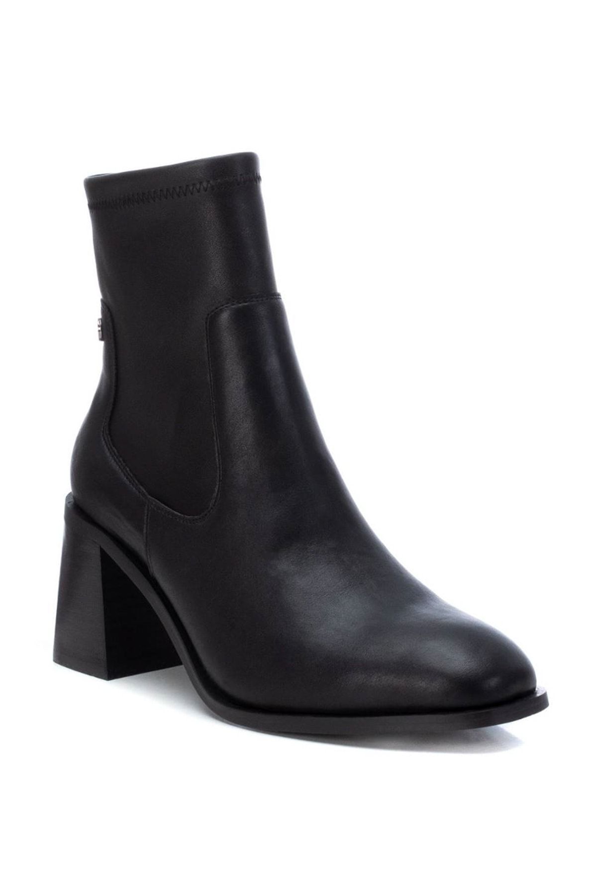 XTI Stiefelette Schwarz Blockabsatz Fast ausverkauft QV8570