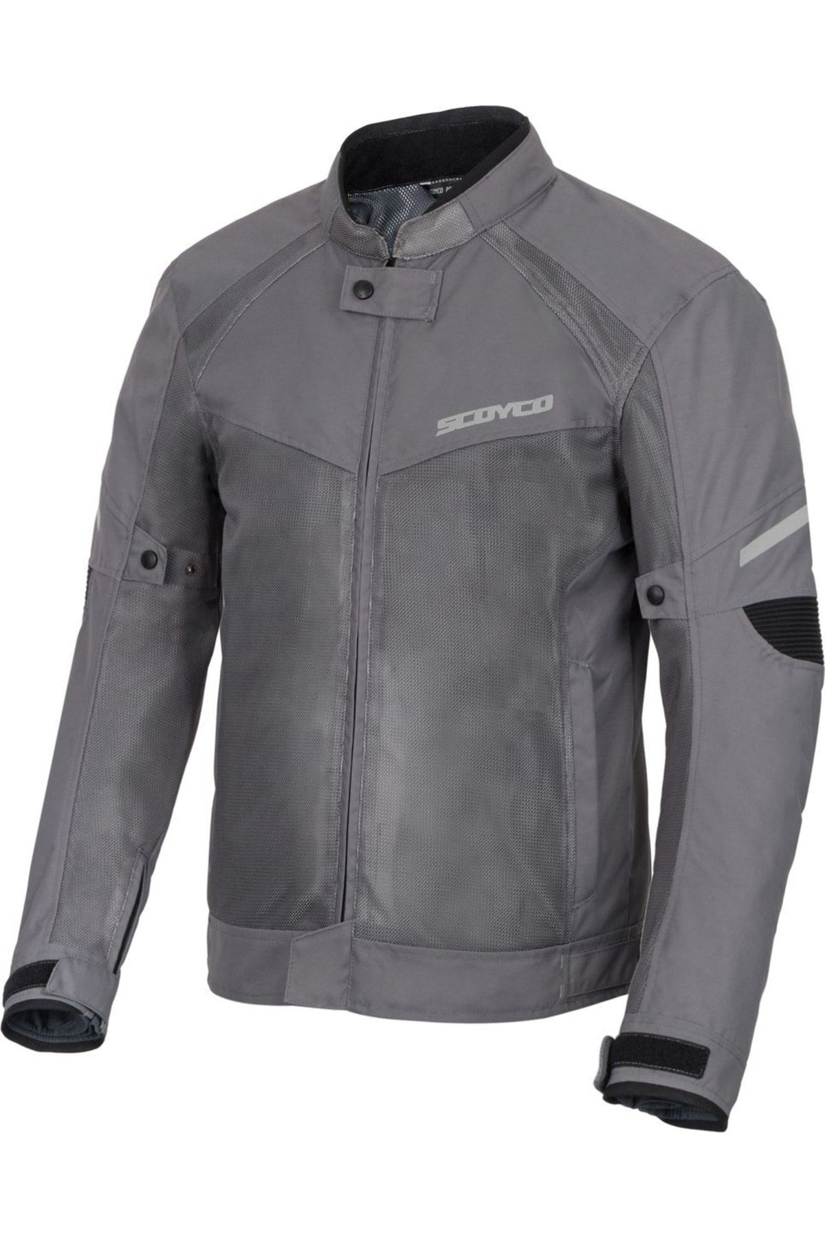 Genel Markalar Scoyco Jk-118 Motosiklet Fileli Erkek Montu Yazlık Gri 2x-large