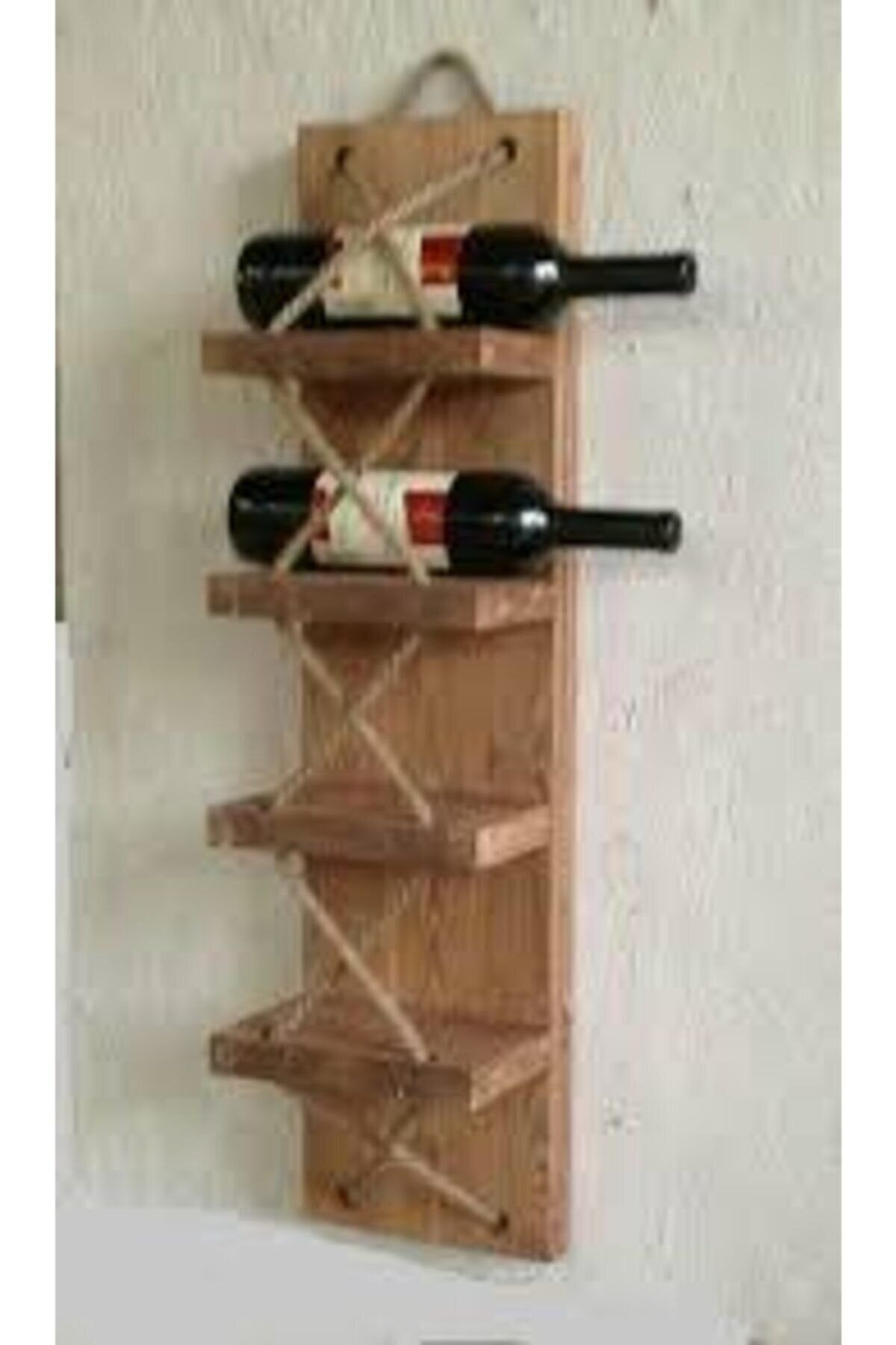 Полка для бутылок вина из дерева