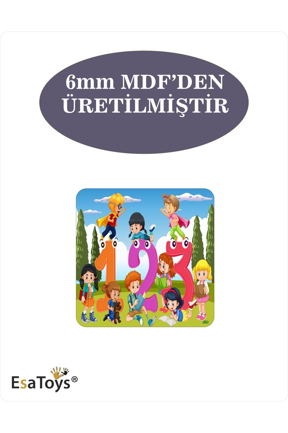 esatoys Ahşap Çocuk Puzzle 9 Parça fotoğrafı 2 (önizleme)