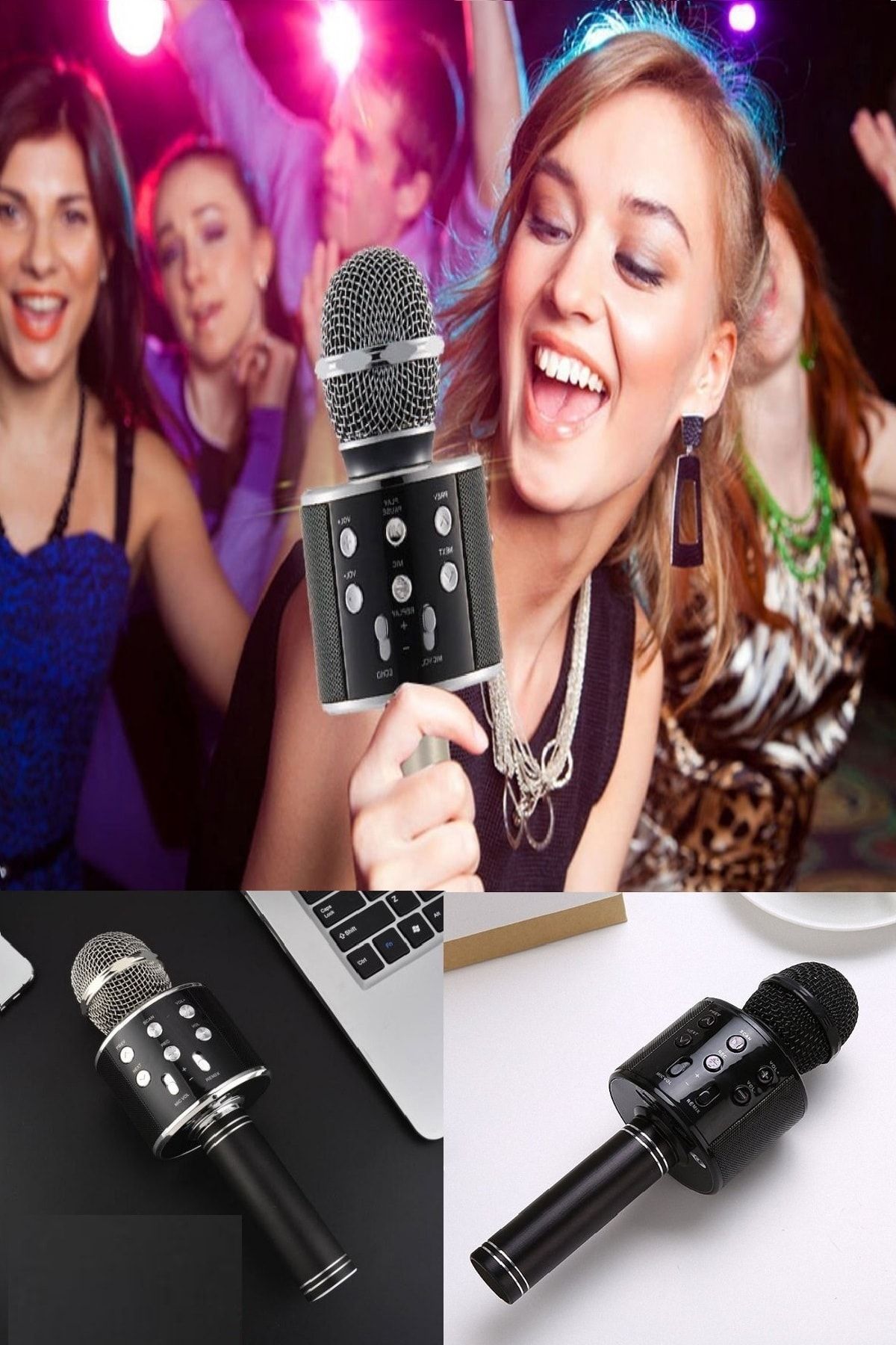Midday-Karaoke Microphone Speaker with Bluetooth Connection Offering High Quality Sound Experience 2