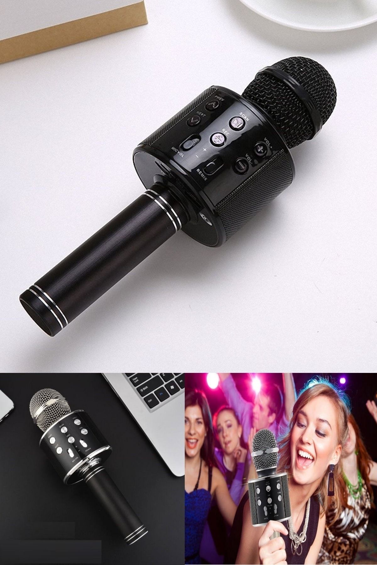 Midday-Karaoke Microphone Speaker with Bluetooth Connection Offering High Quality Sound Experience 4