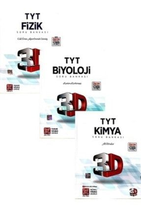 3d Yatınları Tyt Fizik + Kimya + Biyoloji Soru Bankaları 865789876