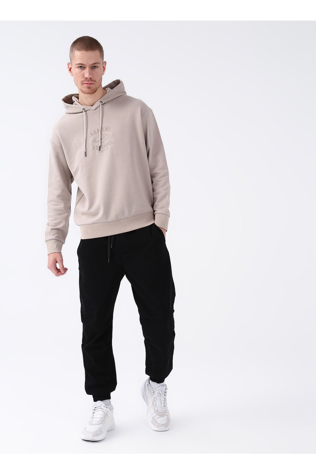 شلوار مشکی مردانه سیاه لاپر بلین 6lzp29 1200 Armani Exchange