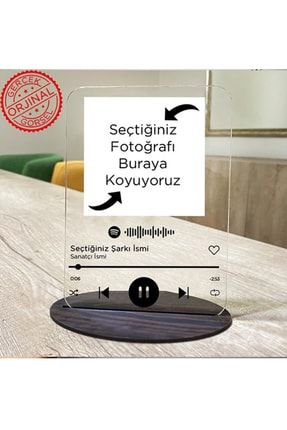 Spotify Barkodlu Plak 13x18cm 3STD