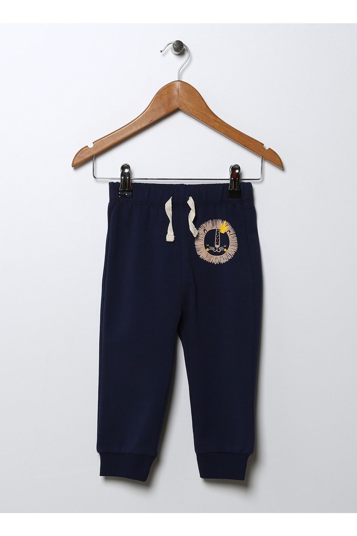 Темно-синие детские спортивные штаны с эластичной резинкой 22fwb-73 5002934060