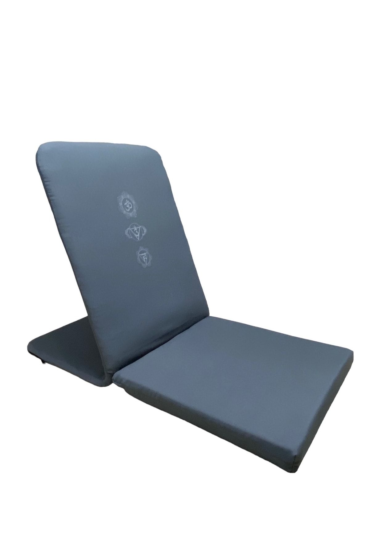 مت یوگا خاکستری صندلی مدیتیشن Backjack پارچه اردک ضد باکتریایی آیکون آنتراسیت تولید ویژه REMEGE