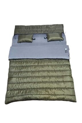 CAMP STORY Neo -23 350 gr Elyaf+200 Gr Peluş Polarlı Yastıklı Şapkalı Çift Ki...