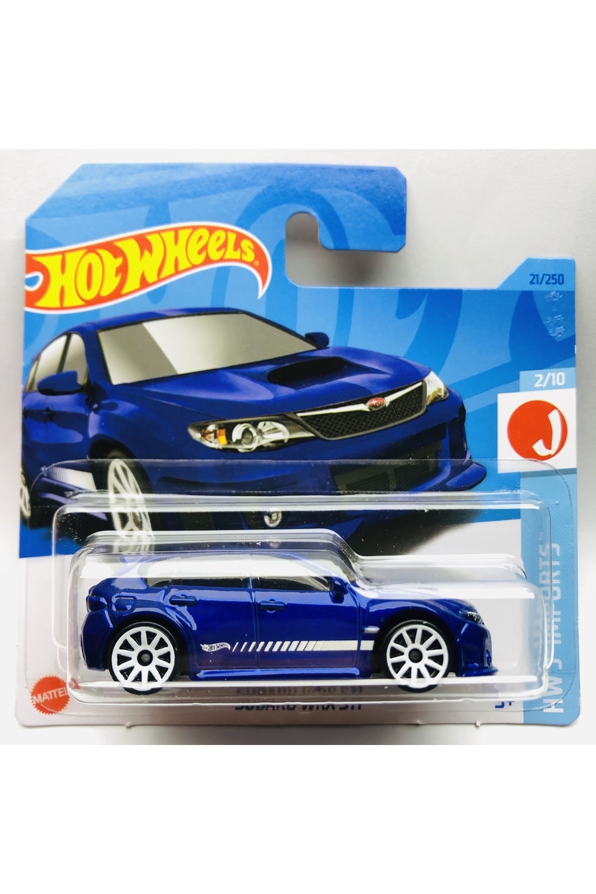 HOT WHEELS Yeni - New Subaru Wrx Stı Blue Mini Araba 1:64 Ölçek Hotwheels Marka 2/5