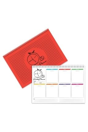 Haftalık Planlama A4 Boy Bisiklet Saat Tasarımlı BİA-SMN-00054