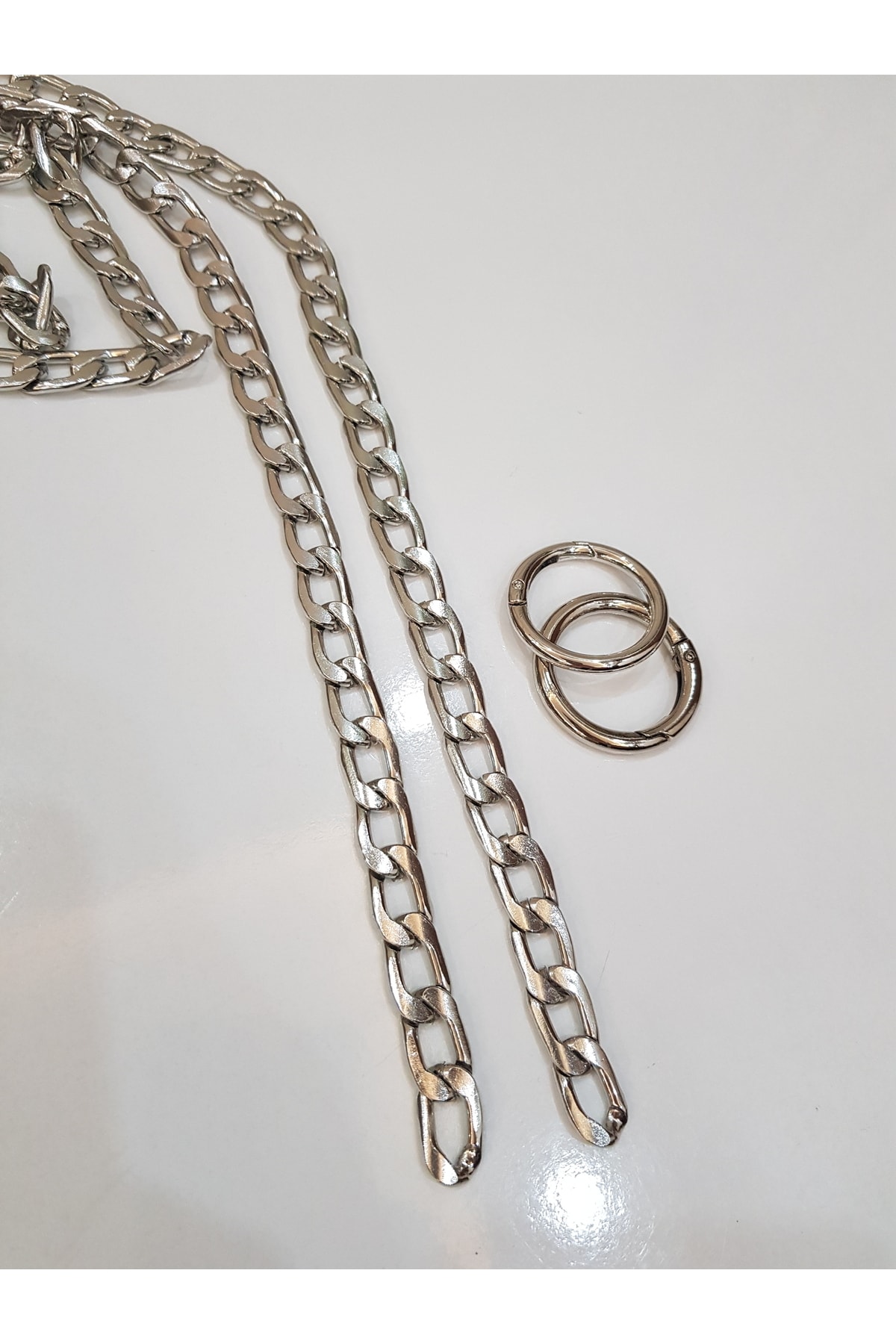 Bag Chain (100 Cm) and Spring Rings (2.5 Cm )