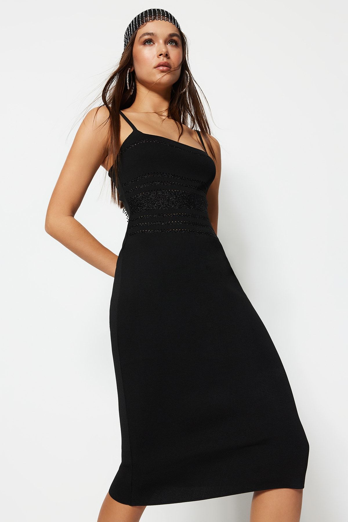 Trendyol Collection Kleid Schwarz Bodycon