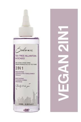 Vegan Anti Acne - Sebum Dengeleyici Yüz Toniği 245 ml SHCB0175