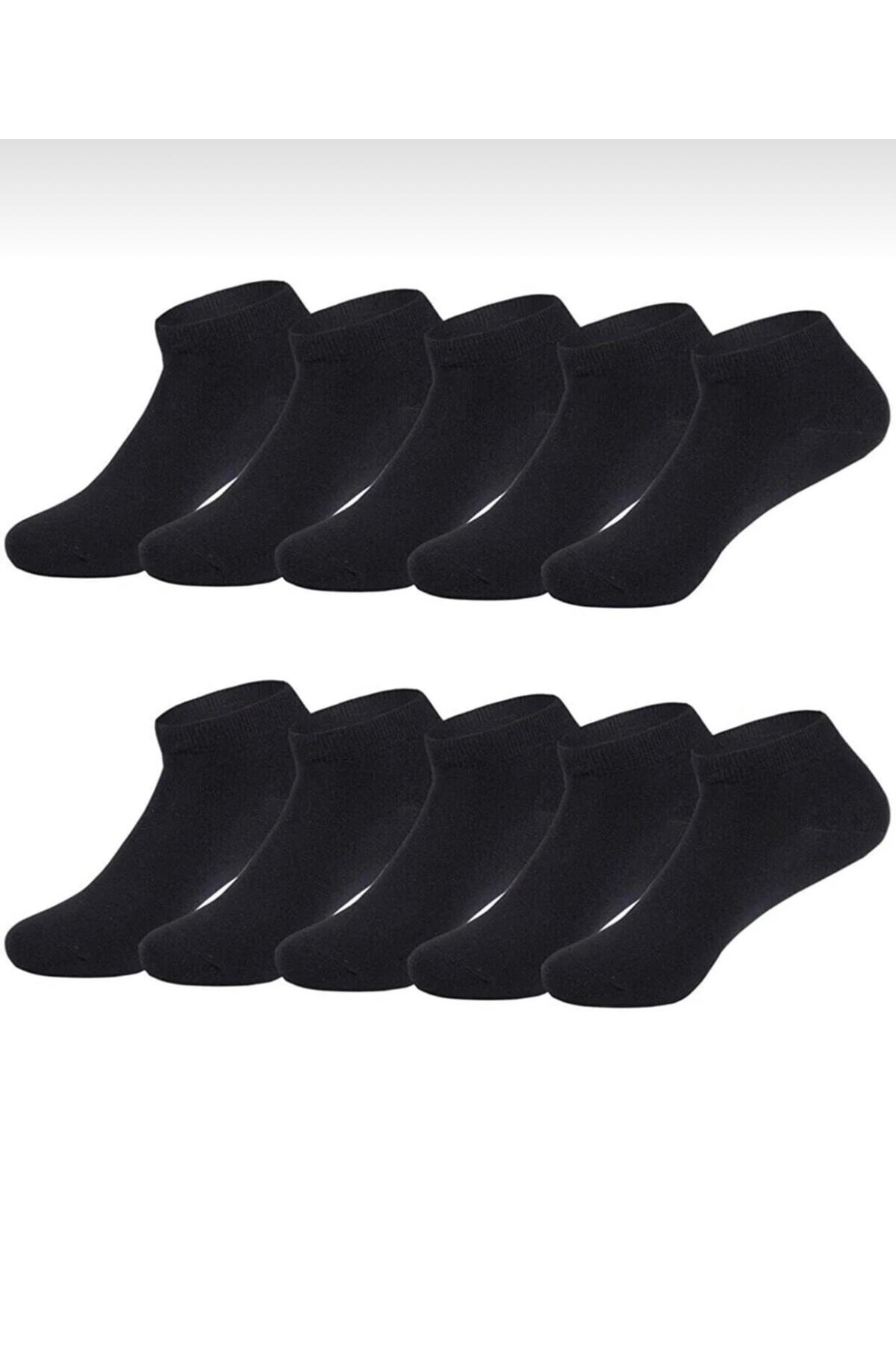 SWORD Collectıon 10'lu Paket Siyah Patik Çorap Uzr235236sc