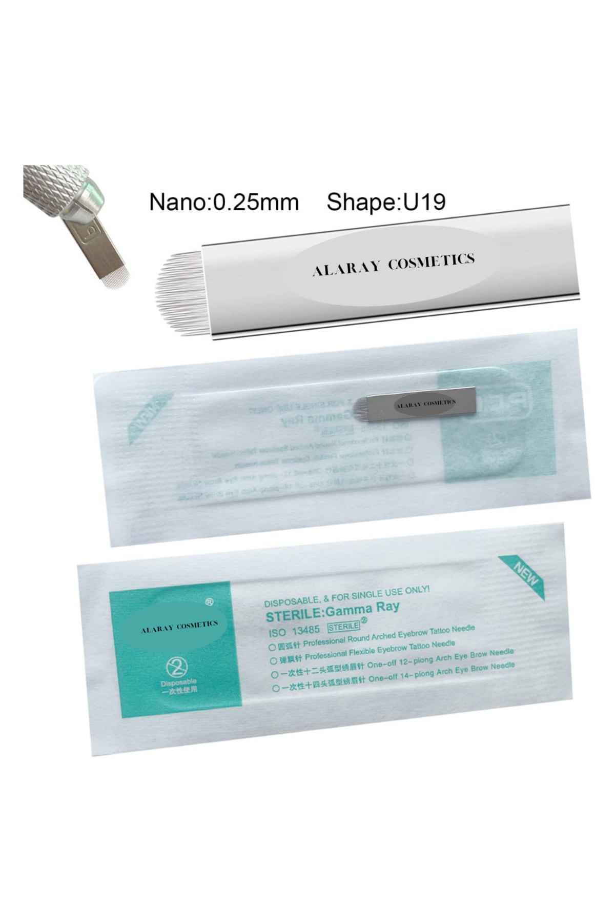 Kaş Microblading Iğneleri, Kalıcı Makyaj Bıçakları Tek Kullanımlık (pcd12+pcd14+pcd19u) 30 Adet — TYC00633377162 — تصویر 2 از 2