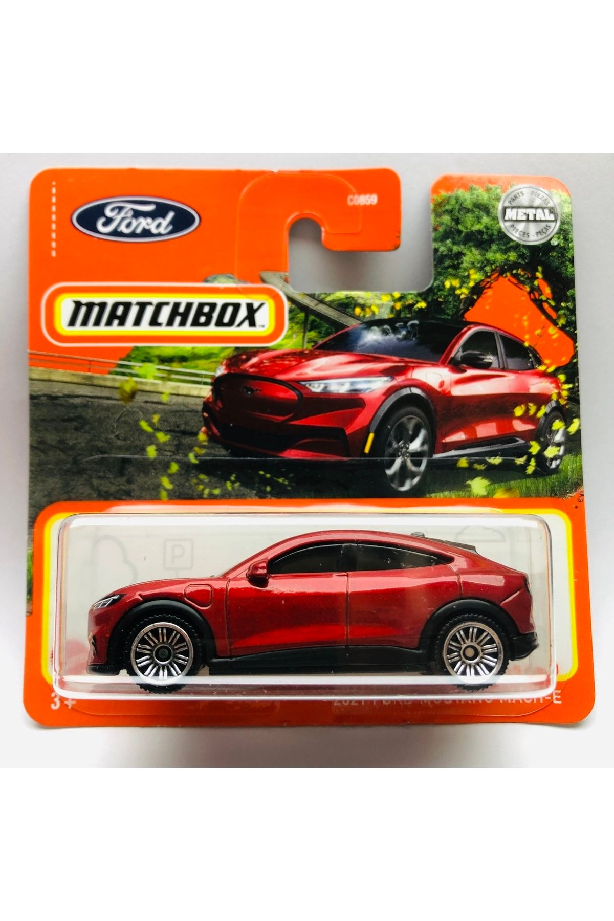 Matchbox جدید - 2021 F0rd Mustang Mach-e Red Mini Car 1:64 Scale Brand 65/100