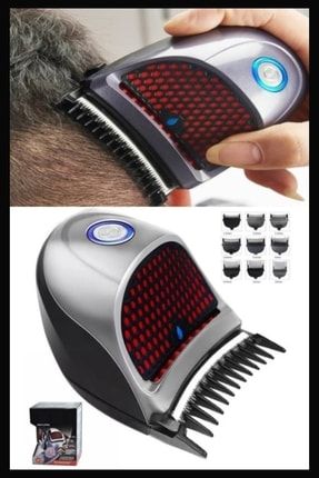 Qualis D2 Elektirikli Saç Tıraş Makinesi 12 Kılavuz Tarak D12001