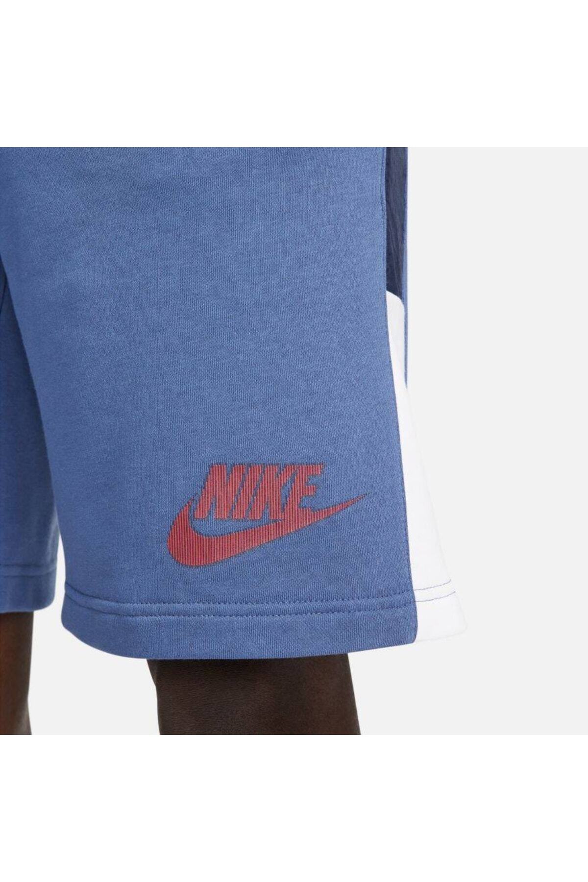 شورت و شلوارک مردانه آبی نایکی | DO7233-410 اورجینال - تصویر 5