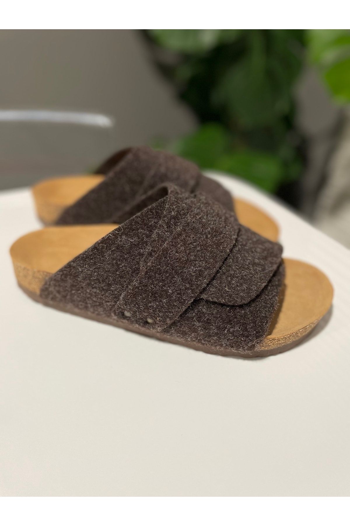Land of Cork Lupine Imported Felt Genuine Cork Sole Slippers