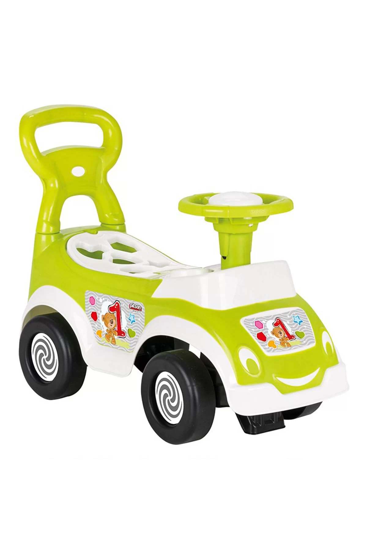Muhcu Home Çocuk Eğlenceli Renkli Bultaklı Ilk Arabam