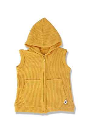 Baby Bombacio Sarı Renk Yelek